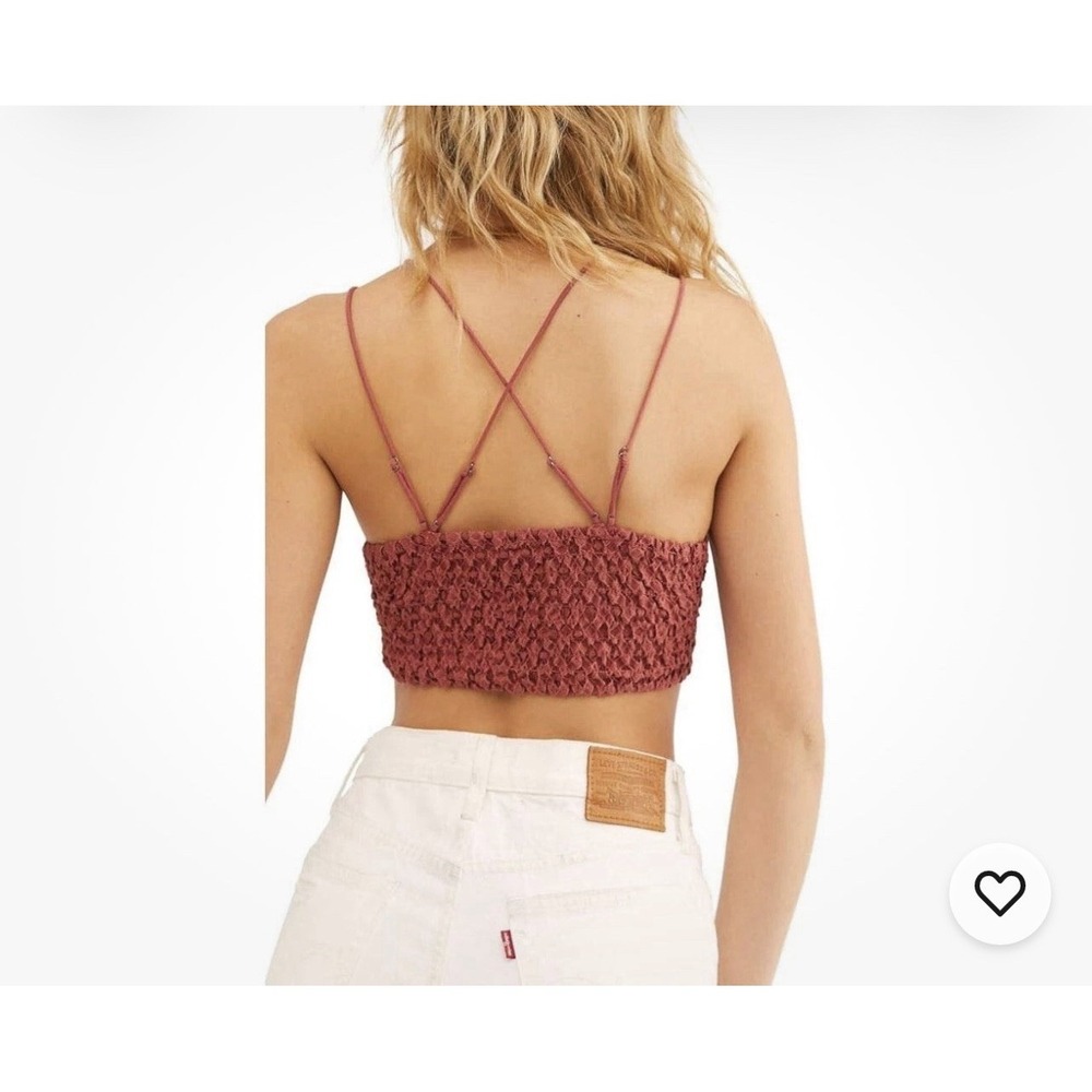 Free People Women's Adella Bralette Coral Small